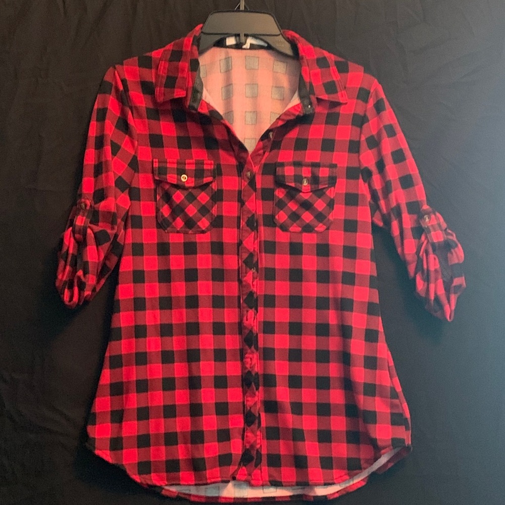 Plaid Top